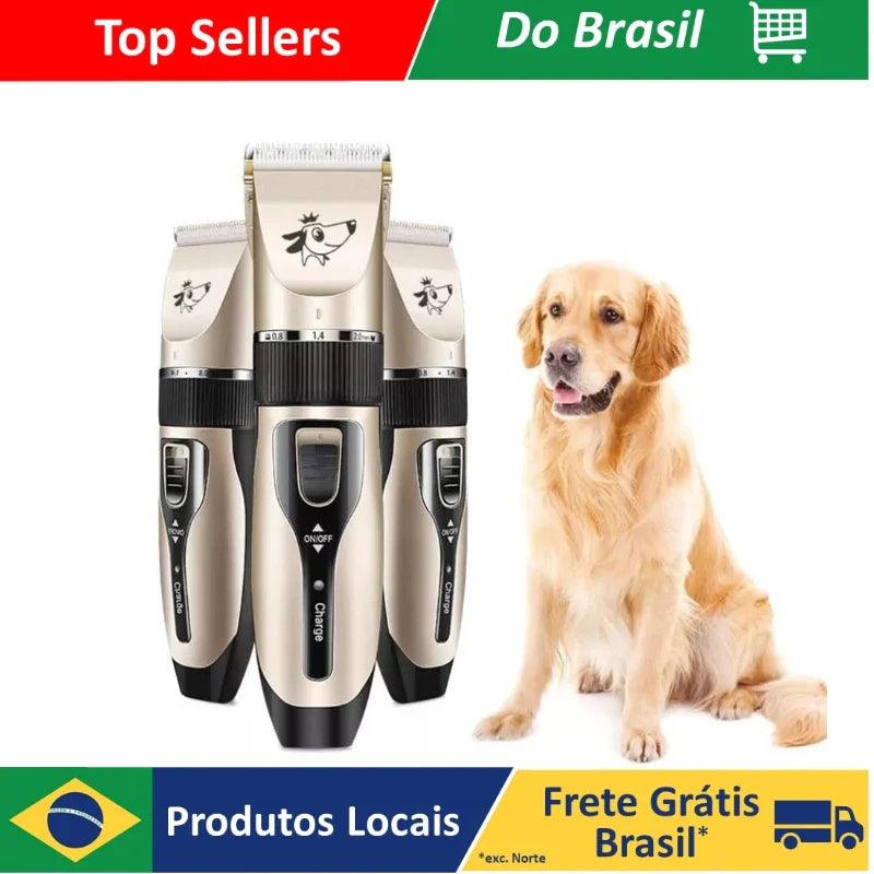 Maquina de Tosa Bateria Recarregável Pet Dog Hair Machine Tosa Envio Imediato