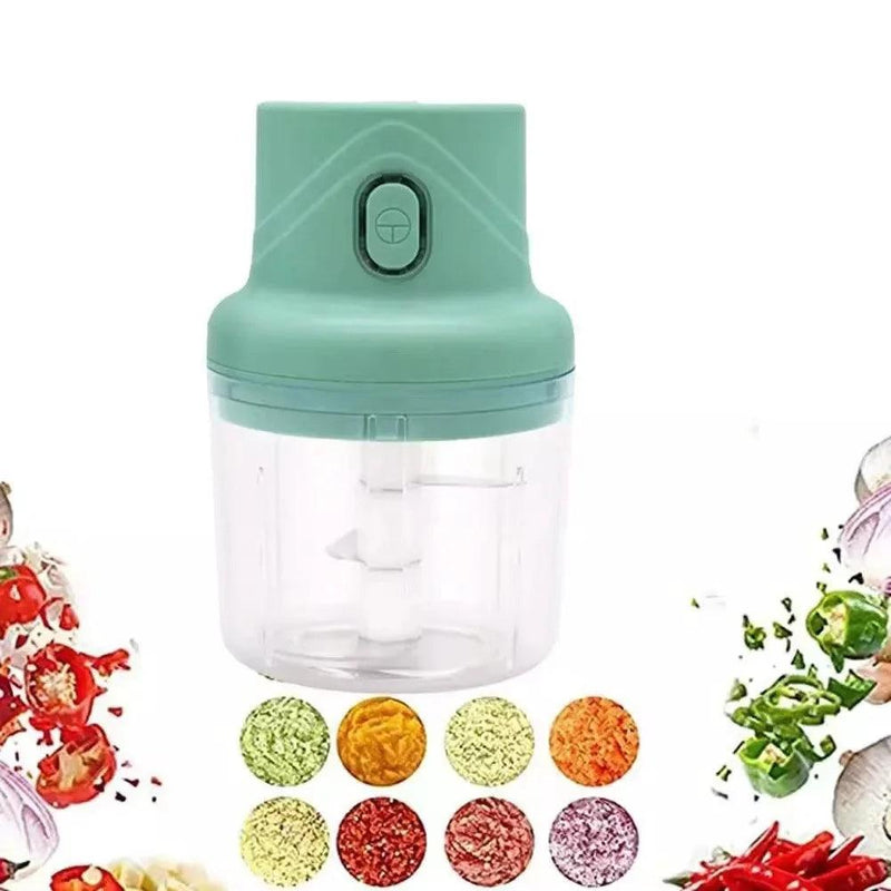 Mini processador de alimentos elétrico 3 lâminas 250 ml